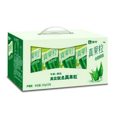 蒙牛真果粒芦荟(250g*12)（箱）